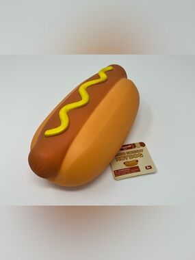 Five Below KeyCraft Jumbo Squishy Hot Dog New With Tags 8”